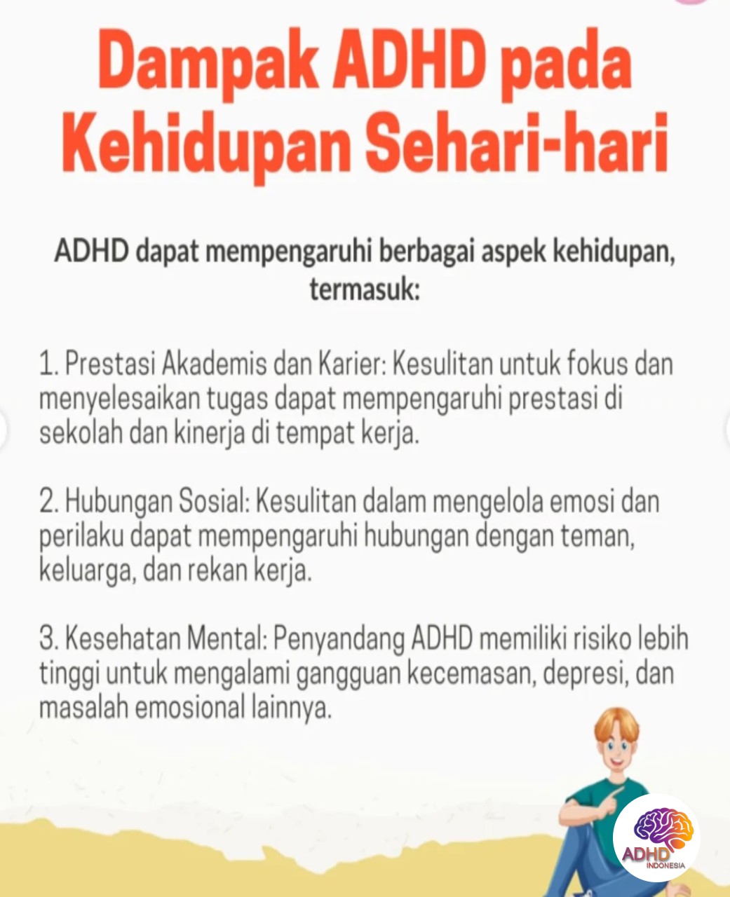 ADHD dan Hubungan Sosial Anak di Lingkungan Sekolah di Kota Blitar